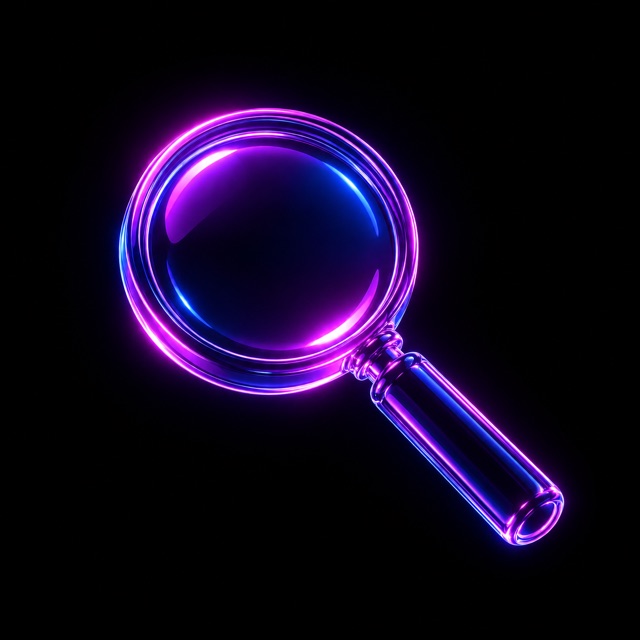 Lupe als Symbol für Analyse und Risikobeurteilung